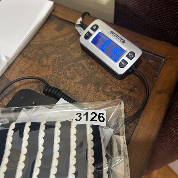 Victoria Beckham For Target Top Girl M Navy White Striped Embroidered Bee Collar - Picture 9 of 9